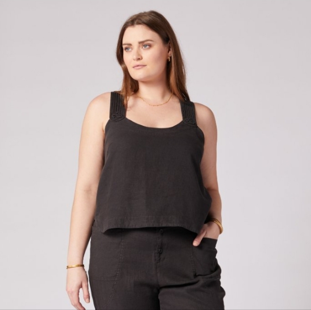 Joie Linen Paisley Sleeveless Top